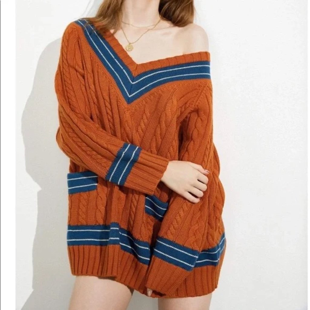 J.Ing Ollie Colorblock Cable Knit Sweater — image 3 of 8